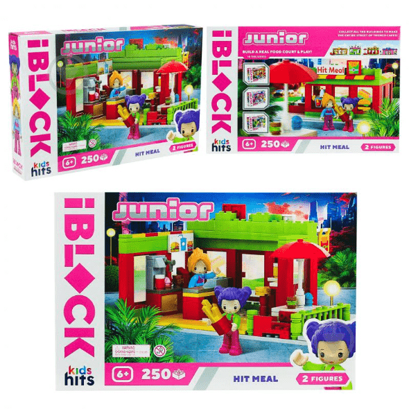 Конструктор Iblock KH08/003/2 Junior Модне кафе 250 дет. - фото 4