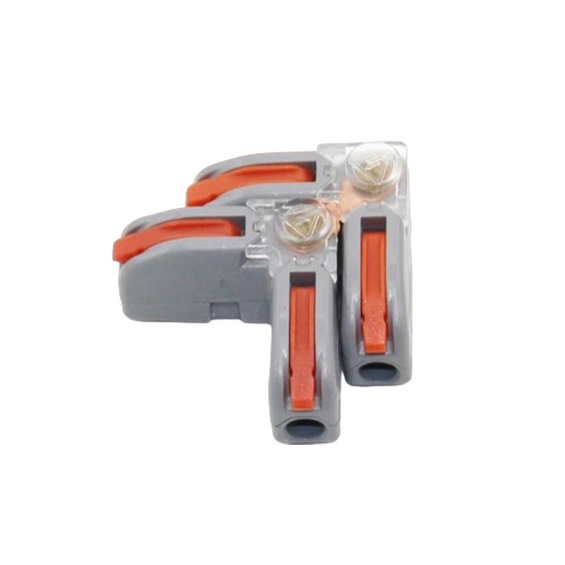 Клема прохідна Tactix 0,5-4 мм2 32А 1-3 набірна 26,3х16х14,5 мм Помаранчевий (L11B)