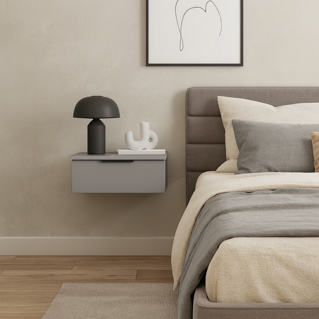 Тумба прикроватная ТП1 SENAM 180х450х310 мм ДСП Серая Мышка