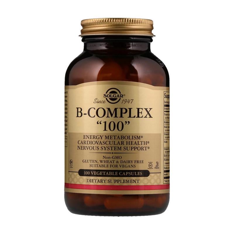 Витамины группы B-100 Solgar B-Complex 100100 вер. капс.