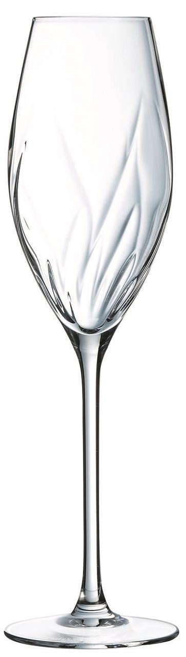 Набор бокалов для шампанского CD'A SWIRLY 4 шт. х 240 мл (V2830) - фото 2 Набор бокалов для шампанского CD'A SWIRLY 4 шт. х 240 мл (V2830) - фото 2