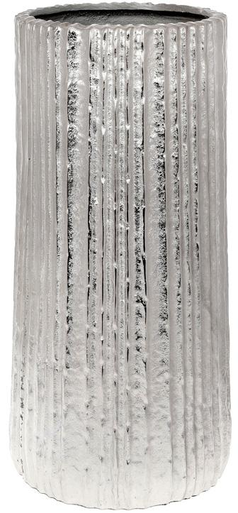 Ваза декоративна металева Estet 23х49 см Срібний (BD-438-170)