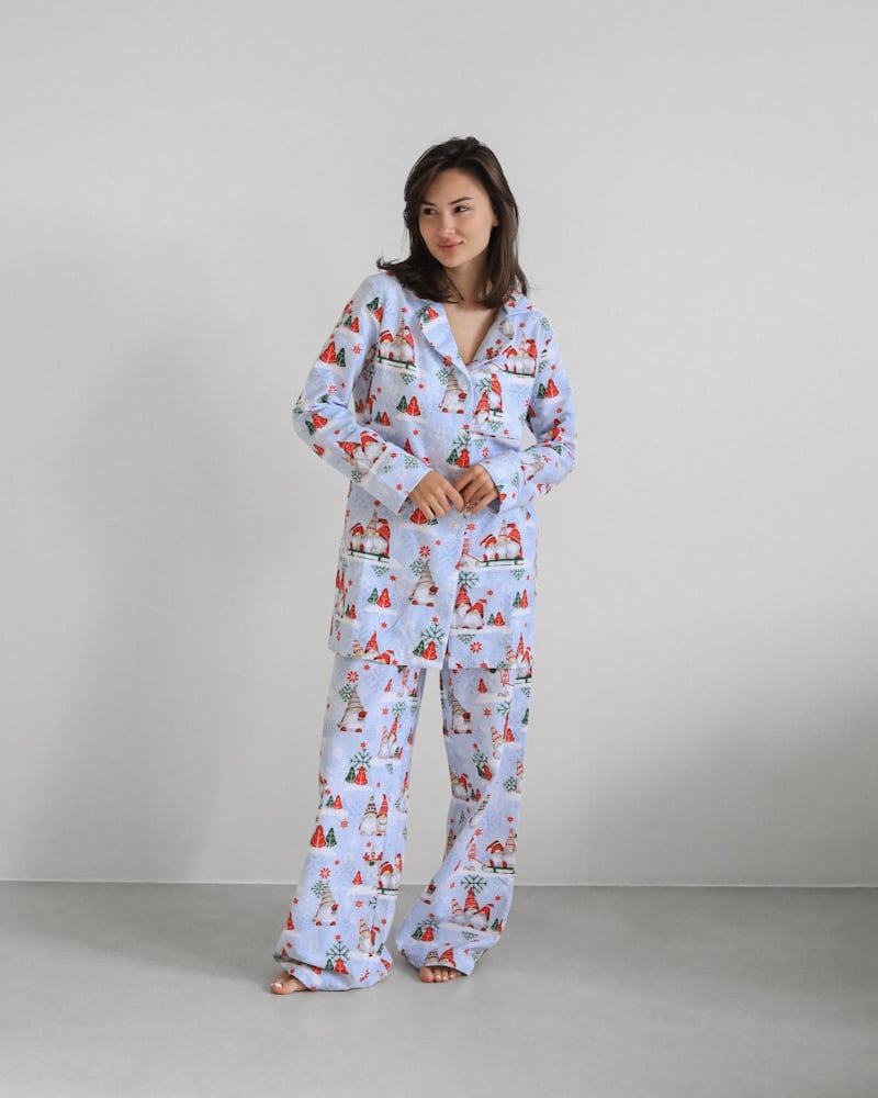 Піжамний костюм жіночий Модельєр 25888 р. 44 Різнокольоровий (14982) - фото 6 Піжамний костюм жіночий Модельєр 25888 р. 44 Різнокольоровий (14982) - фото 6