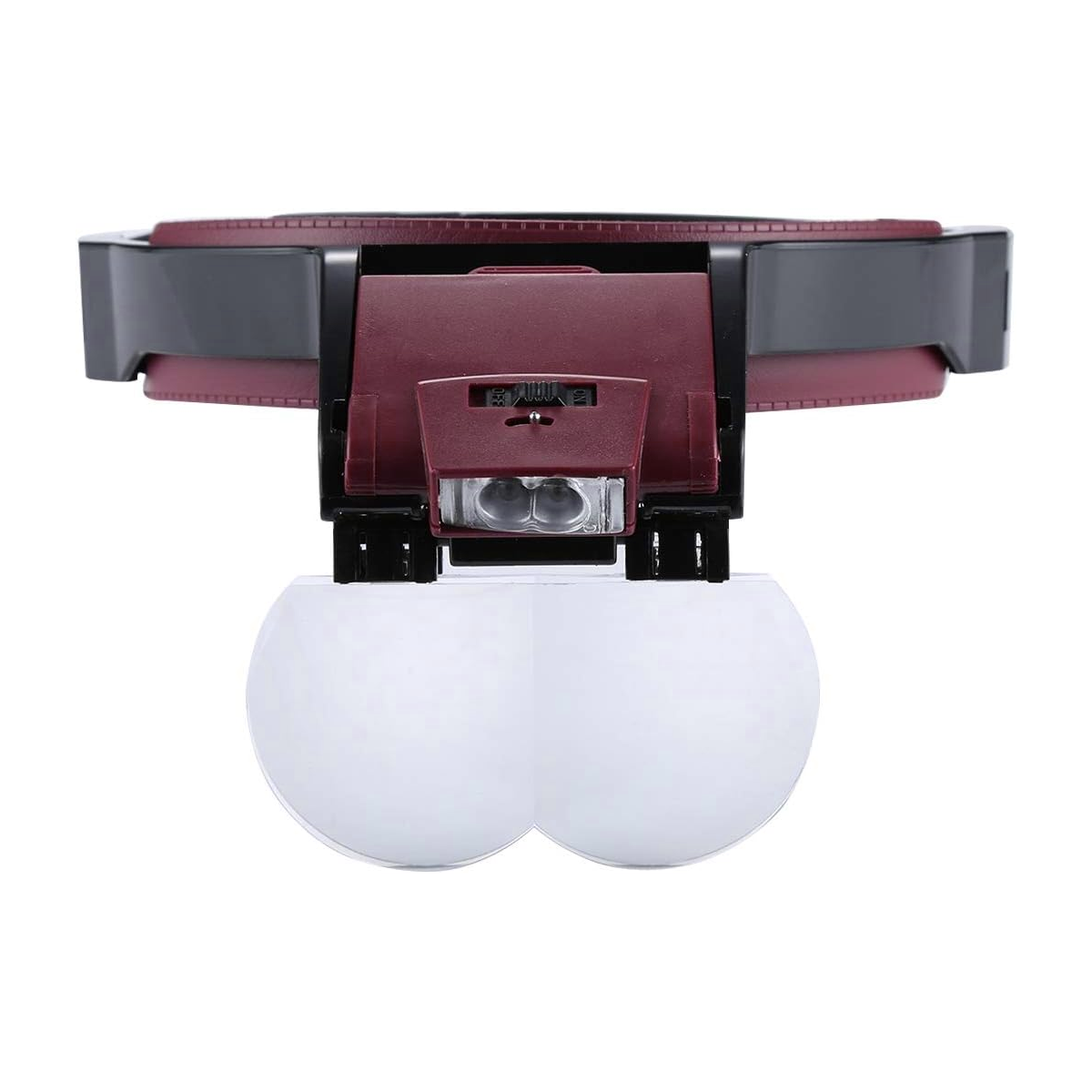 Лупа-очки бинокулярная налобная MG81001-B с LED подсветкой 4линзы 1,7X/2X/2,5X/3,5X Black/Brown (160407) - фото 4 Лупа-очки бинокулярная налобная MG81001-B с LED подсветкой 4линзы 1,7X/2X/2,5X/3,5X Black/Brown (160407) - фото 4