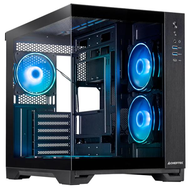 Корпус для компьютера Chieftec VISIO GM-30B-TG-OP ATX без БП Black (GM-30B-TG-OP)