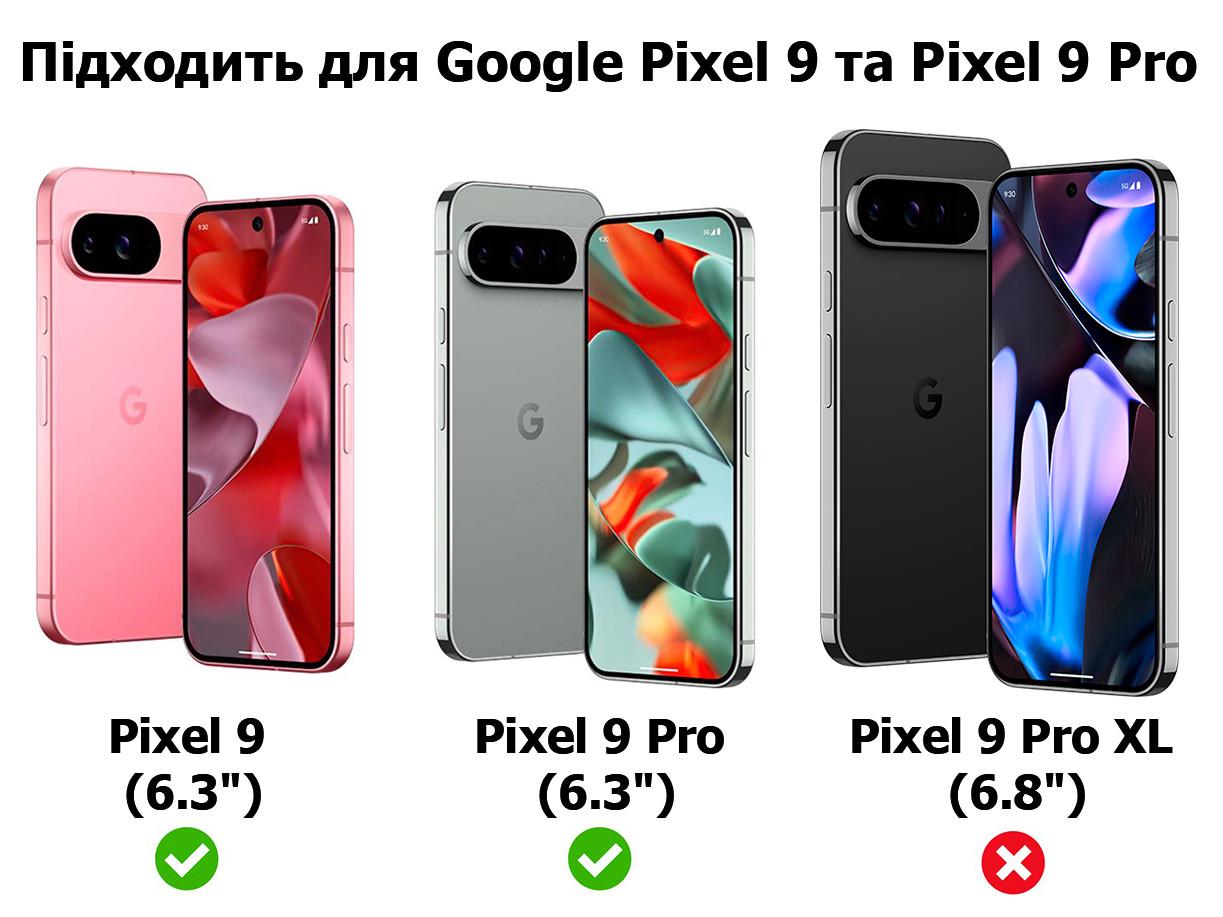 Противоударный чехол Serge Ring с кольцом для Google Pixel 9, 9 Pro (черный) - фото 3