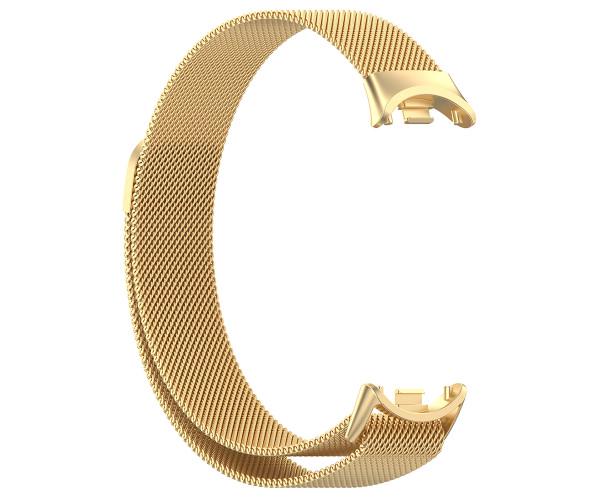 Ремешок Milanese Magnetic для Xiaomi Smart Band 10 Золотой