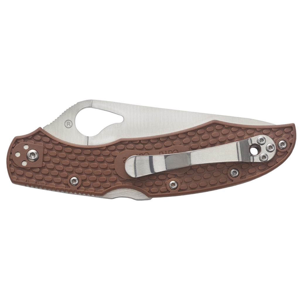 Ніж Spyderco Byrd Cara Cara 2 Serrator Brown (BY03PSBN2) - фото 2