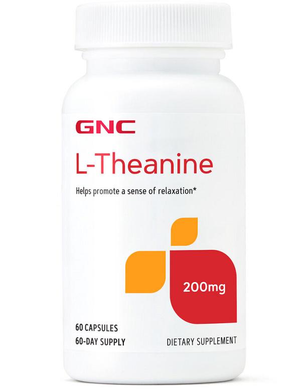 Теанін для спорту GNC L-Theanine 200 mg 60 Caps