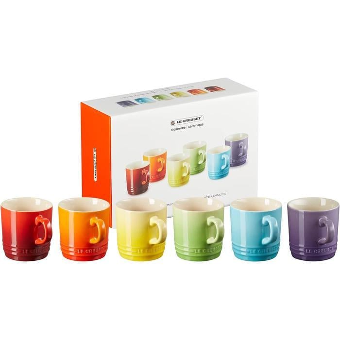 Набор чашек для Капучино Le Creuset 6 керамика 6 пр. 200 мл Разноцветный (2665468)