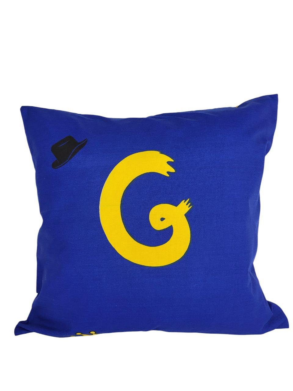 Наволочка 40х40 см Синій (1544)