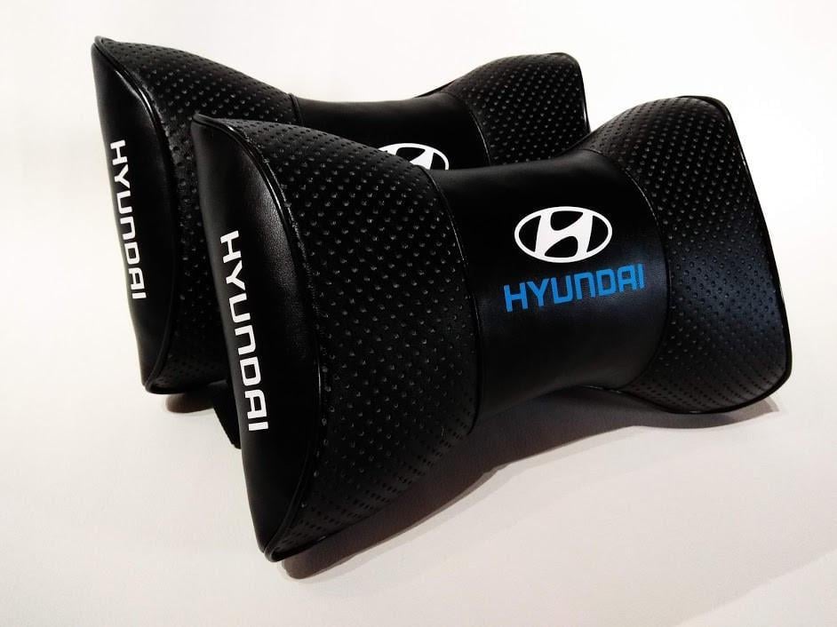Подушка на подголовник авто Hyundai 2 шт. (00711)