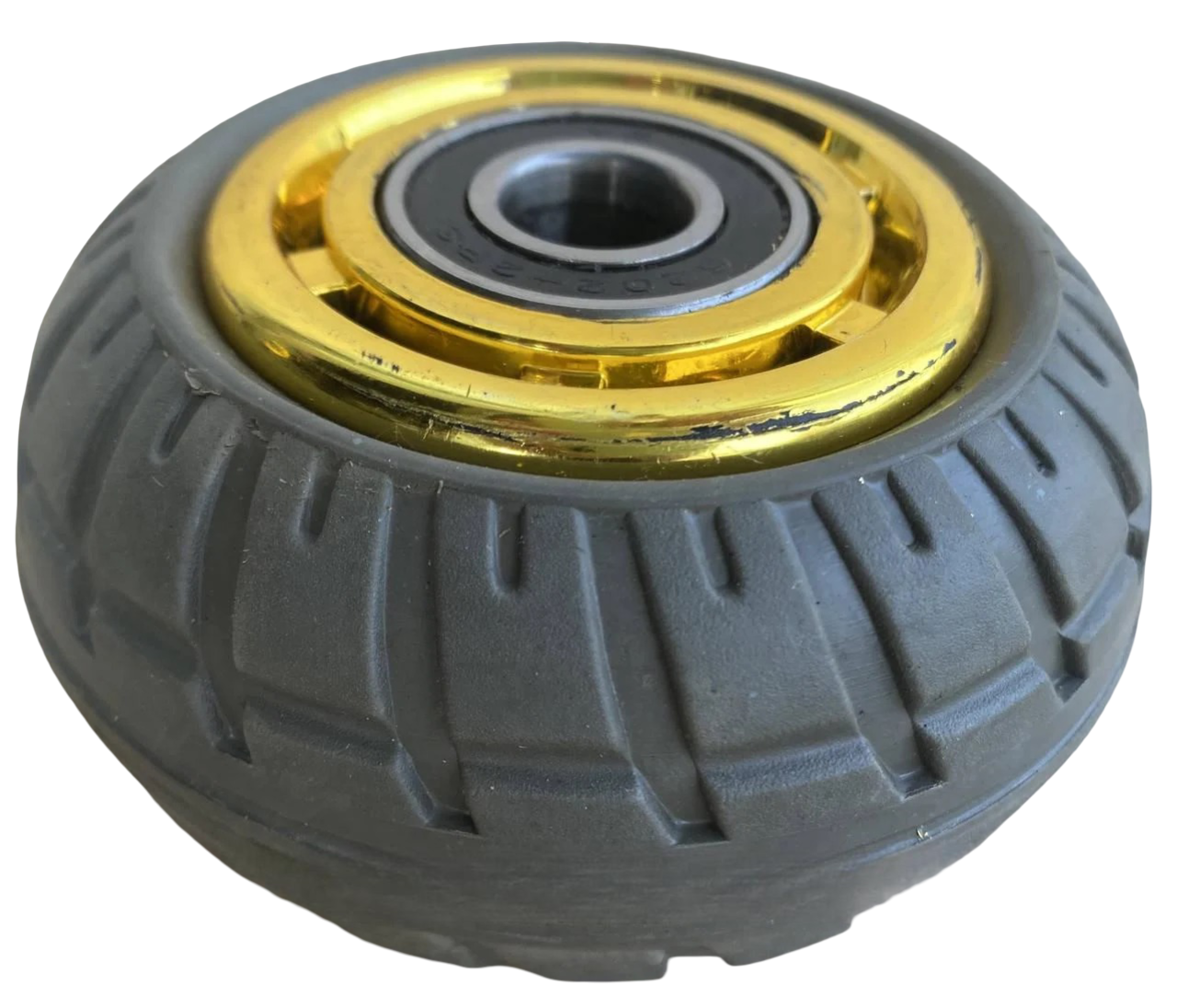 Колесо из эластичной резины на подшипнике 100 мм Серый (2332169077) - фото 2 Колесо из эластичной резины на подшипнике 100 мм Серый (2332169077) - фото 2