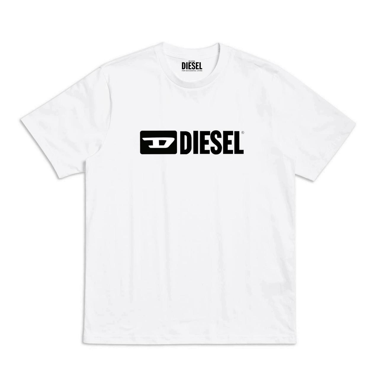 Футболка унісекс LOYS Diesel Black Logo S Білий (FT113-S)
