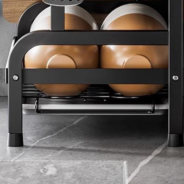 Органайзер для сушіння та зберігання посуду Bawl Rack R2F металевий на 2 яруси 43 см Чорний - фото 4 Органайзер для сушіння та зберігання посуду Bawl Rack R2F металевий на 2 яруси 43 см Чорний - фото 4