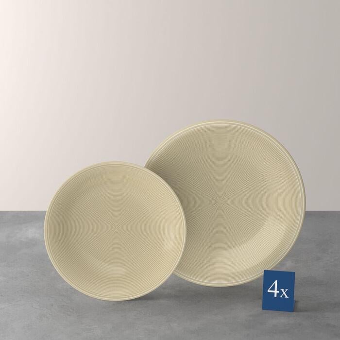 Набор тарелок Villeroy & Boch Color Loop 8 пр. Песочный