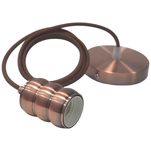 Светильник подвесной HOROZ ELECTRIC "Gauss" Е27 Медь