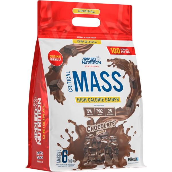 Гейнер Applied Nutrition Original Critical Mass Chocolate 6000 г 25 порций (000021820)