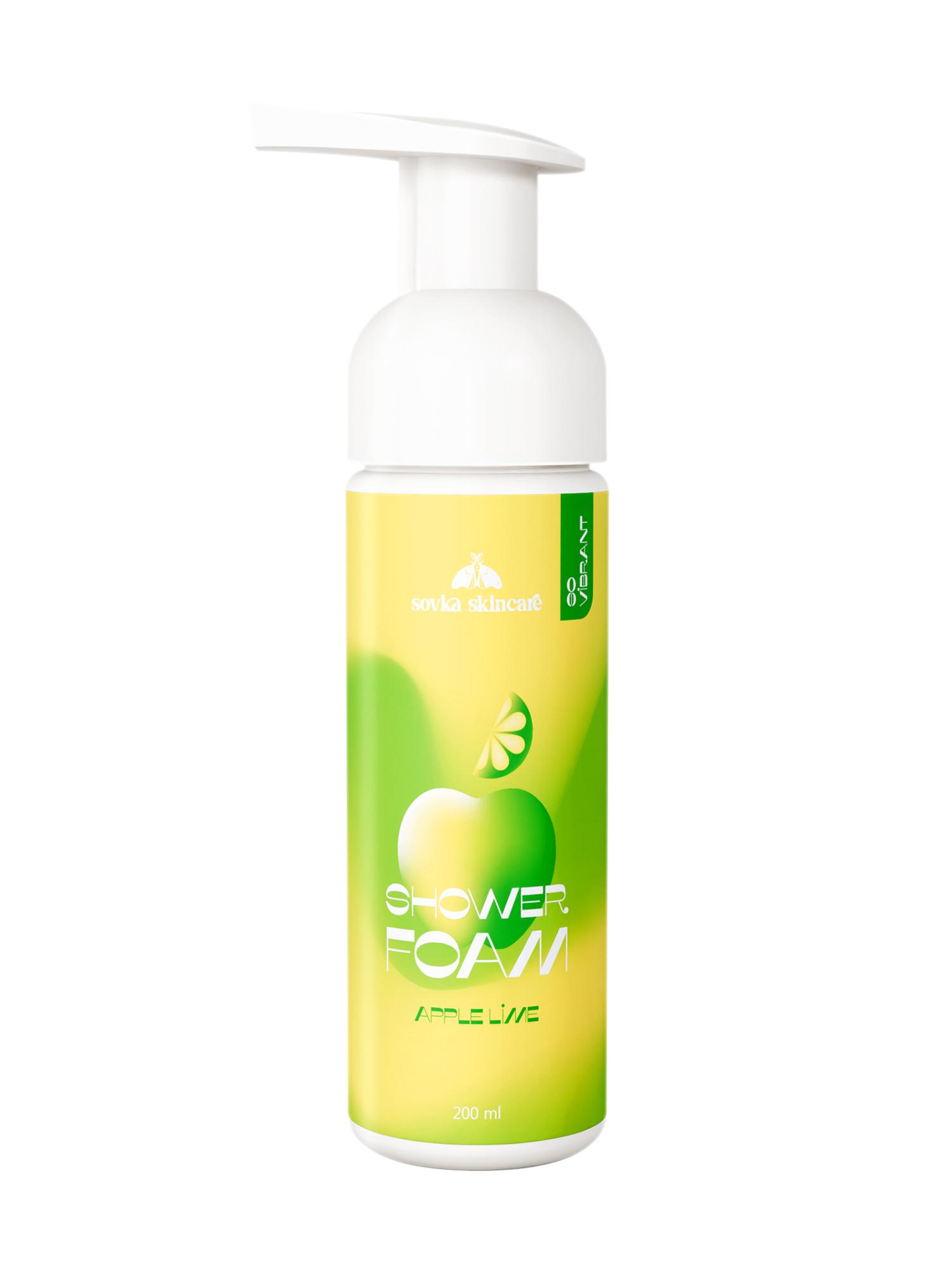 Пенка для душа Sovka Skincare Apple&Lime 200 г (S096)