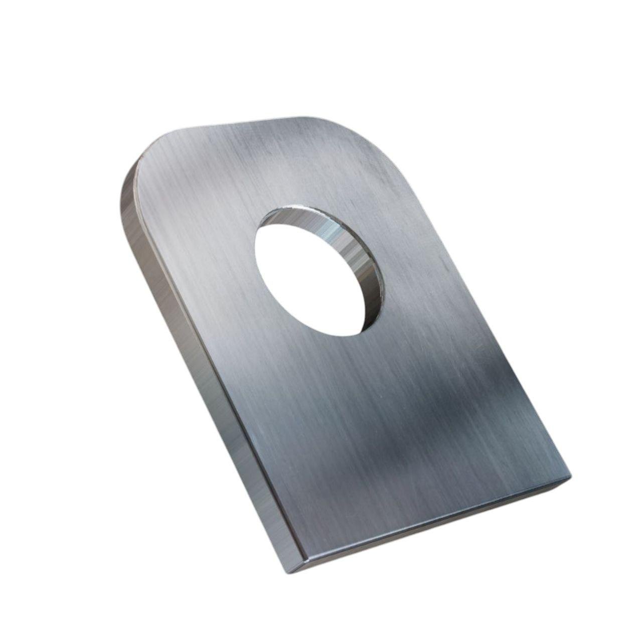 Ушко монтажное приварное стальное прямое 50х40 толщина 4 мм, отверстие 16 мм для навесного замка 1 шт. (2040562512/К0456)