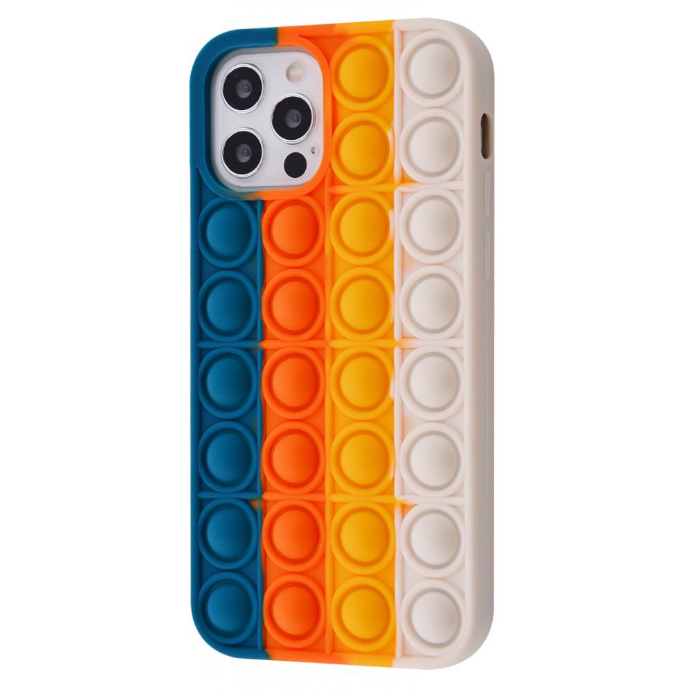 Чехол PRC Pop it Case TPU для iPhone 12/12 Pro Dark blue