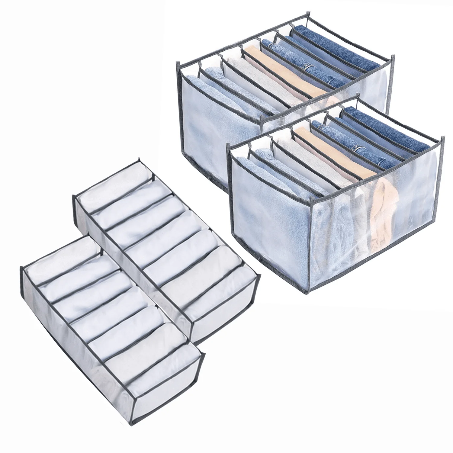 Комплект органайзерів для зберігання речей 4 шт. (29433496) - фото 5 Комплект органайзерів для зберігання речей 4 шт. (29433496) - фото 5