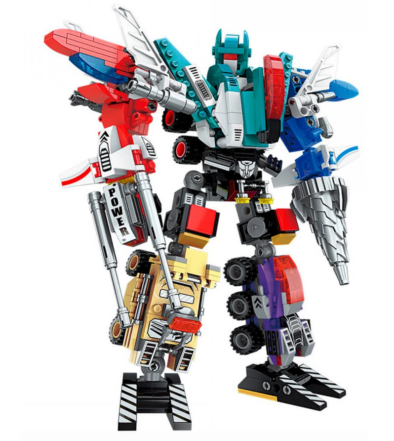 Конструктор Qman Трансформер 6в1 498 дет.