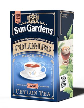 Чай чорно-зелений мiкс Sun Gardens Colombo Mix № 4 100 г
