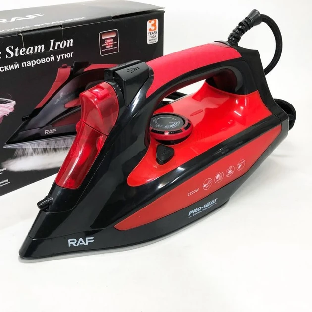 Утюг электрический RAF R.1233R 2200 Вт керамика (9869) - фото 5