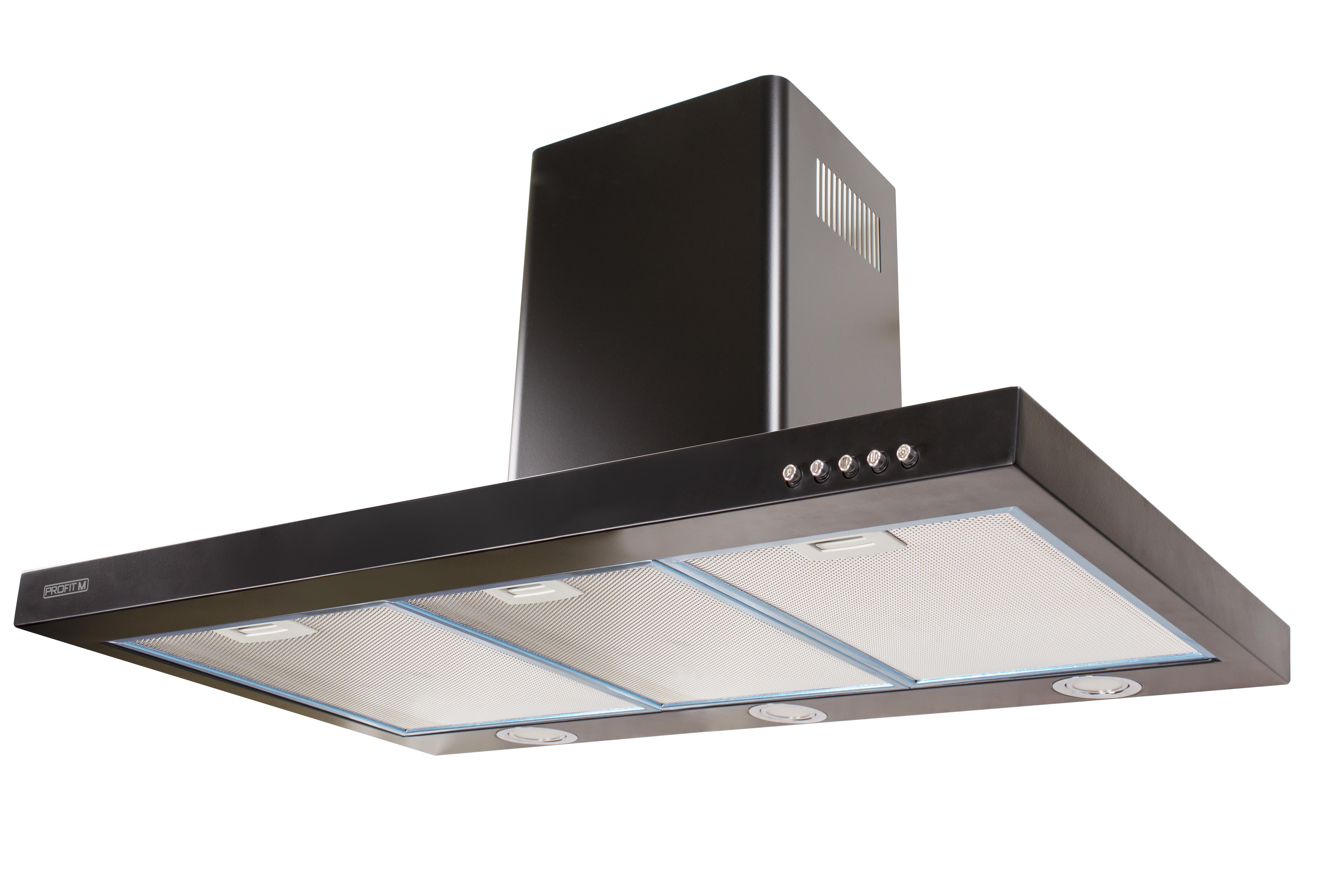 Вытяжка кухонная ProfitM Венера 90 см 1000 м3 Черный Вытяжка кухонная ProfitM Венера 90 см 1000 м3 Черный