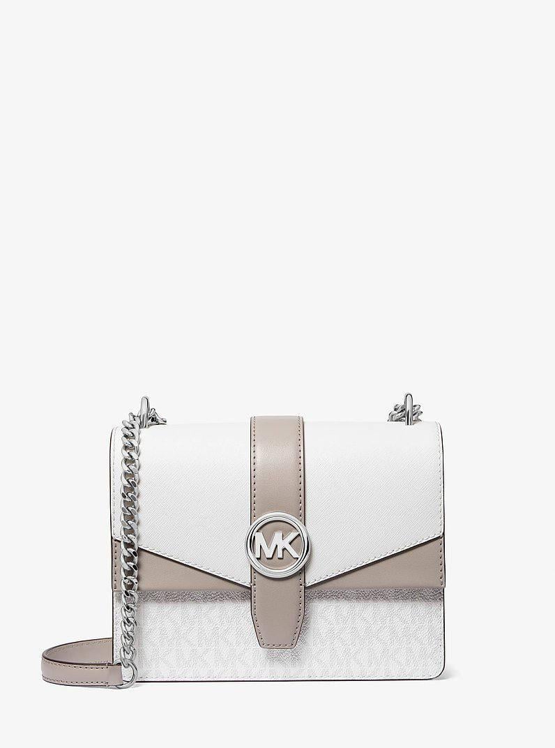 Сумка женская Michael Kors Greenwich Small Color-Block Crossbody Bag Optic White (35T5SGRC5V) Сумка женская Michael Kors Greenwich Small Color-Block Crossbody Bag Optic White (35T5SGRC5V)