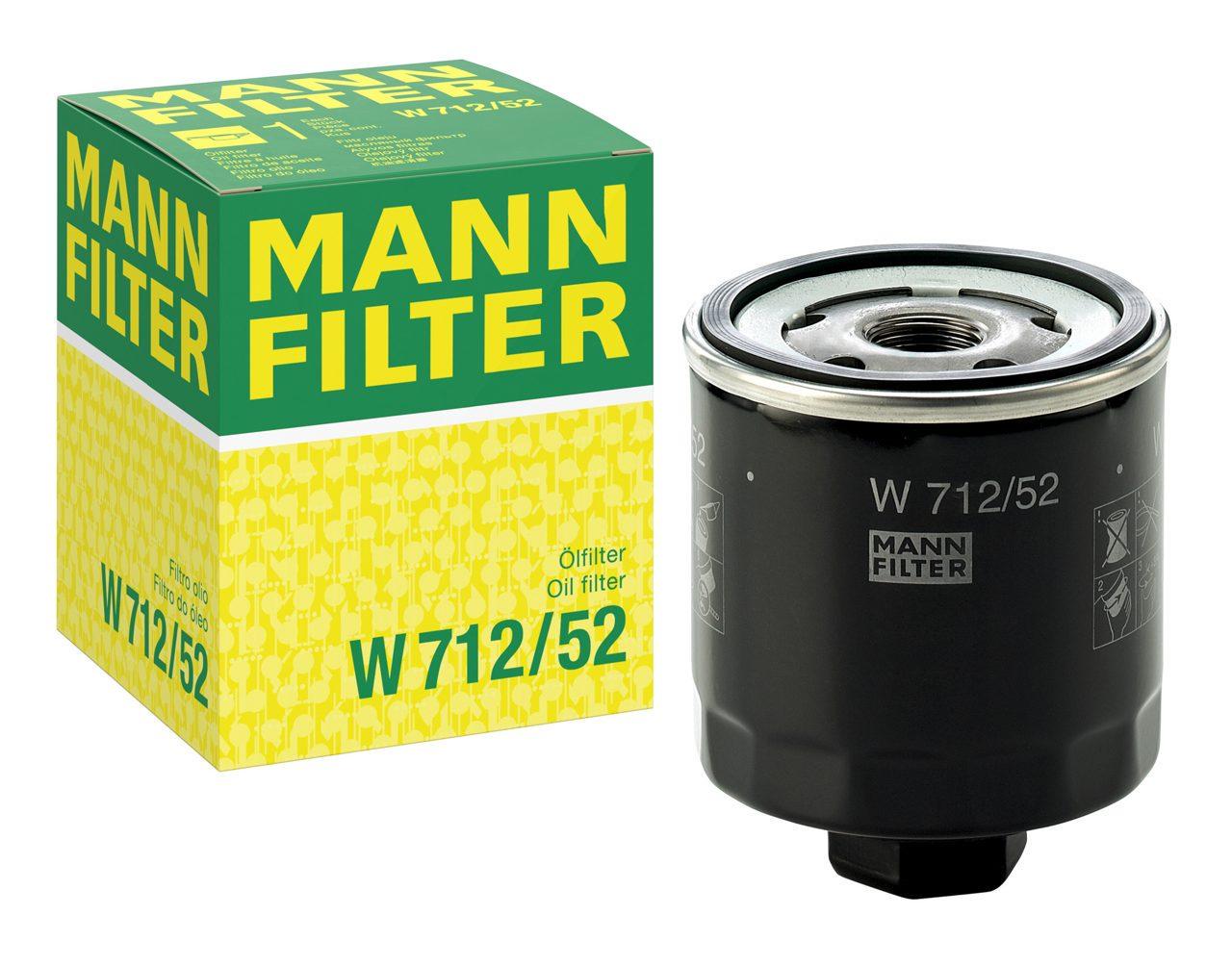 Фильтр смазки Mann-Filter (W712/52) Фильтр смазки Mann-Filter (W712/52)