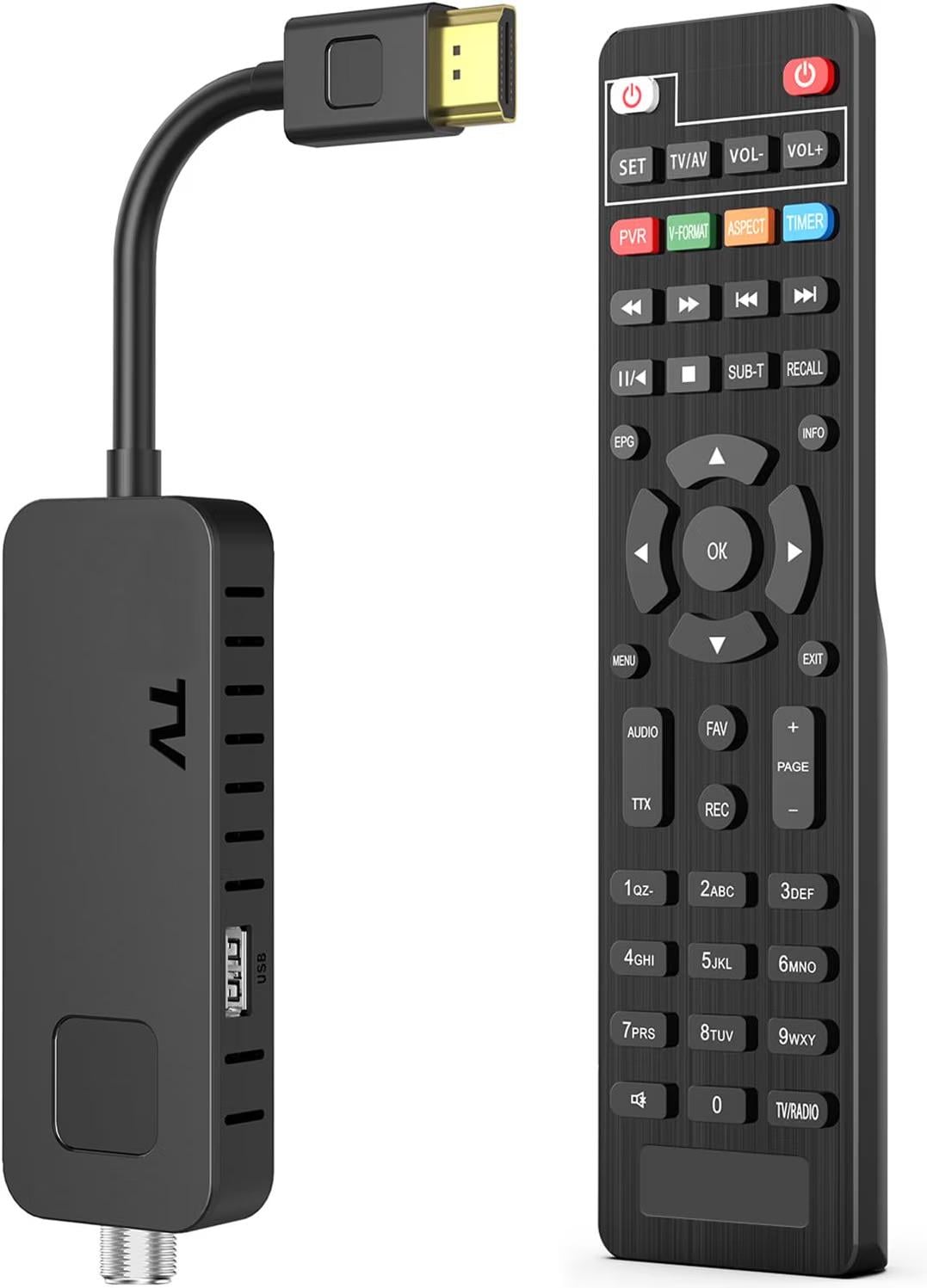 Ресивер спутниковый декодер DCOLOR U3 Mini DVB-S/S2 Full HD 1080P HDMI USB 2.0 PVR с пультом ДУ (SKU-519)