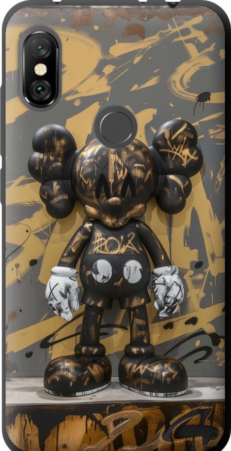 Чехол на Xiaomi Redmi Note 6 Pro Bronze kaws (6097b-1551-42517)