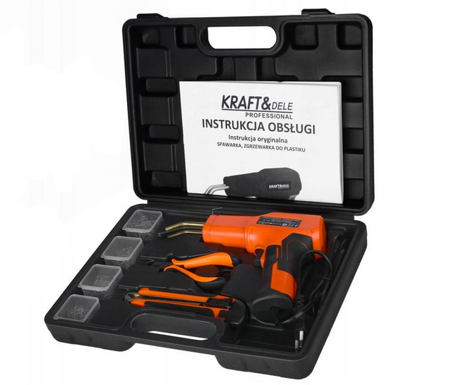 Паяльник для ремонта пластмассы горячий степлер Kraft&Dele KD11295