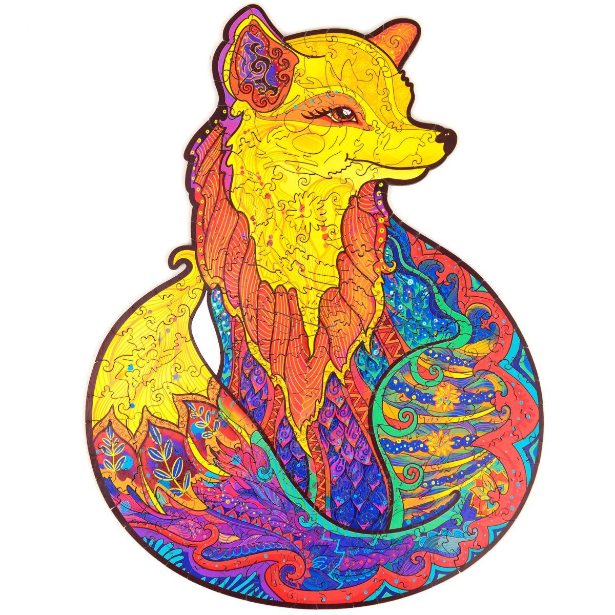 Пазлы из дерева Лисица Wooden jigsaw puzzle - Fox А5 (1008620-Other)