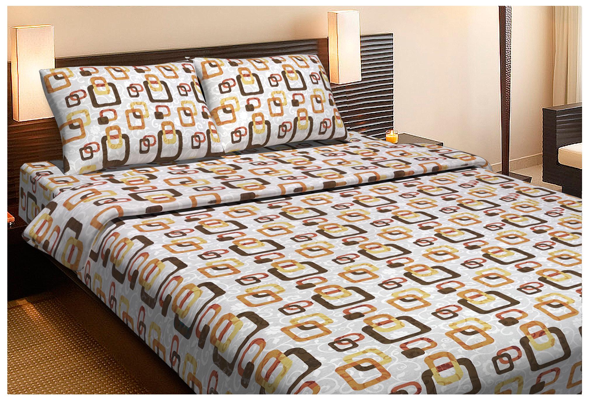 Комплект постільної білизни Lotus Delta ранфорс євро Помаранчевий (19812) - фото 2 Комплект постільної білизни Lotus Delta ранфорс євро Помаранчевий (19812) - фото 2