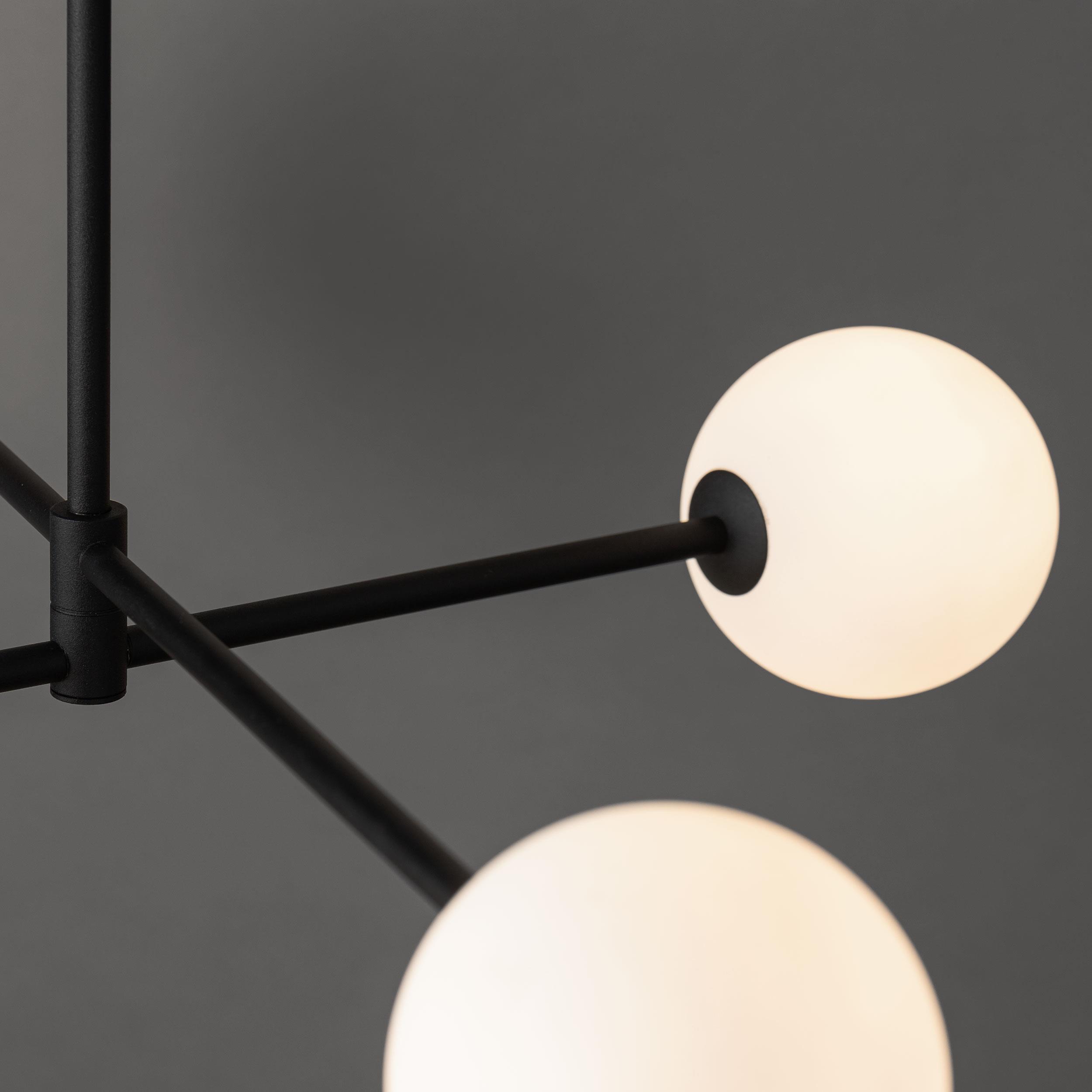 Люстра TK Lighting 4733 Sarius Black - фото 2