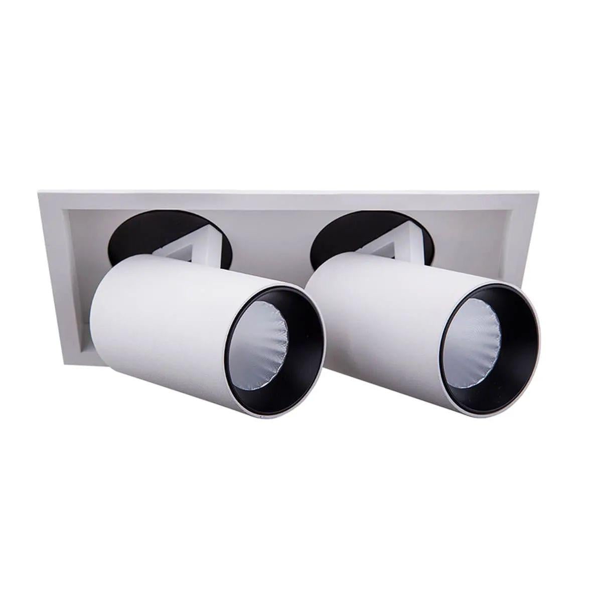Точечный светильник MJ-Light M005 2X10W WH+BK 3000K (9421141)