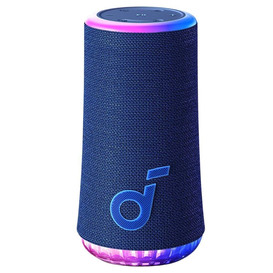 Портативная колонка беспроводная Anker SoundCore Glow 30W Bluetooth 5.3 IP67 Blue (A3166G31)