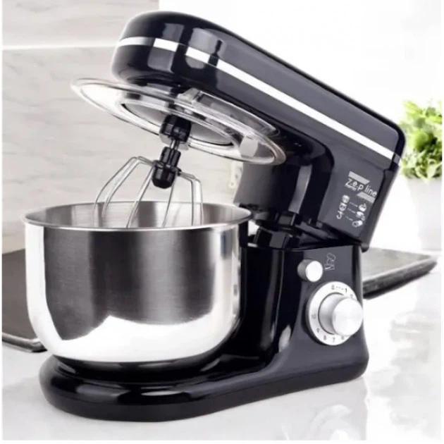 Тестомес ZepLine ZP-9832 с насадками 3500 Вт 5 л Черный - фото 7 Тестомес ZepLine ZP-9832 с насадками 3500 Вт 5 л Черный - фото 7