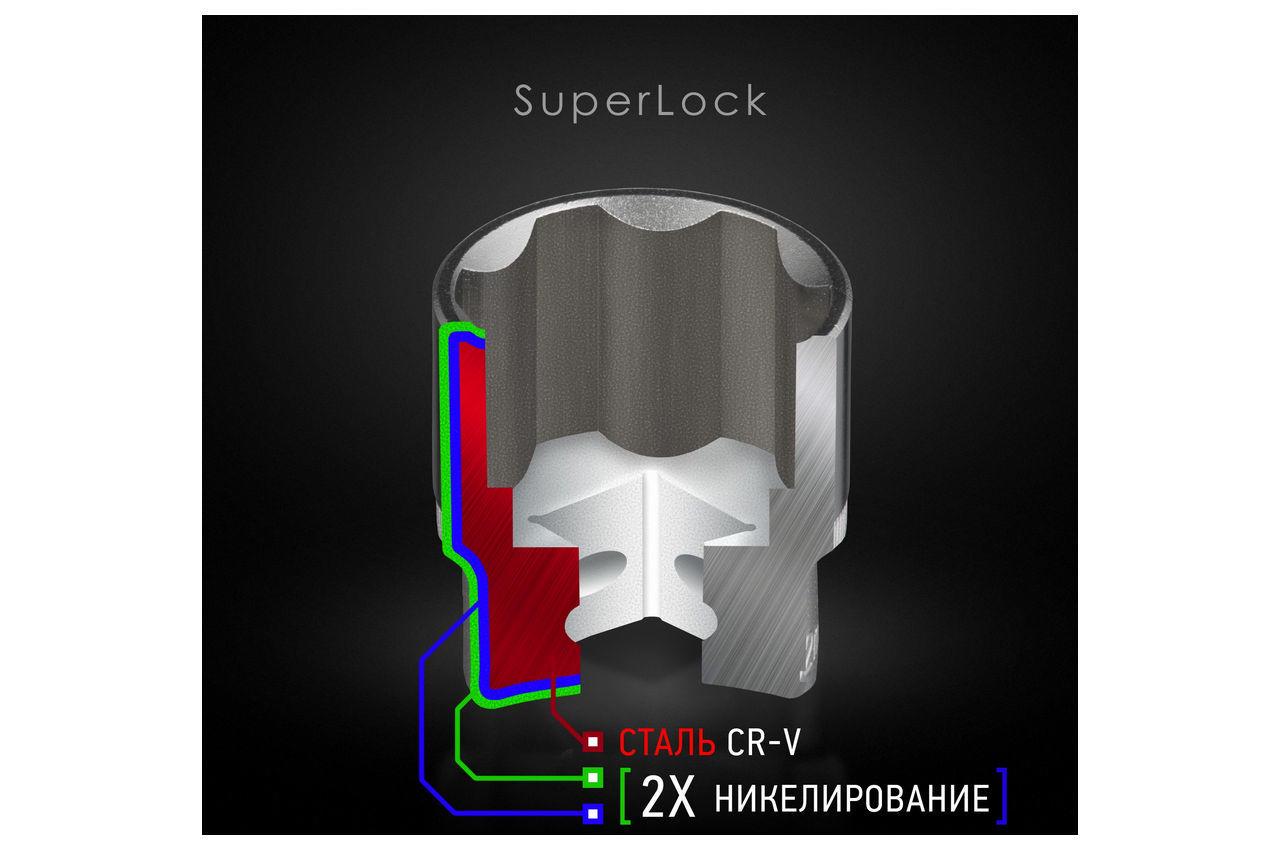 Набір інструменту Intertool Storm1/4" x 1/2" 110 од. (18314667) - фото 6