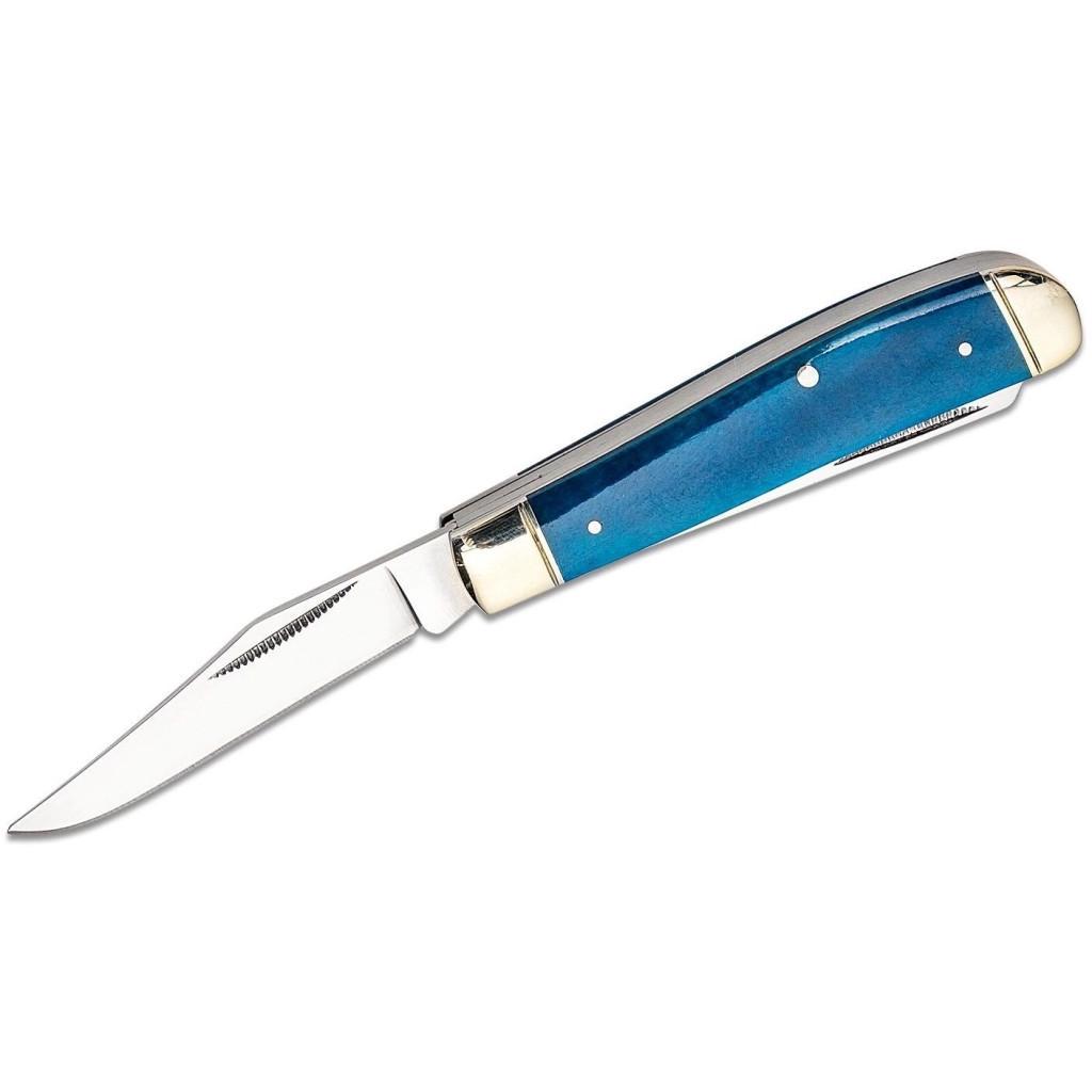 Ніж складаний мисливський Cold Steel Mini Trapper Bone Blue (m284547) - фото 2 Ніж складаний мисливський Cold Steel Mini Trapper Bone Blue (m284547) - фото 2
