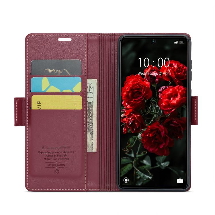 Шкіряний чохол-книжка Retro Case для Xiaomi Redmi Note 13 Pro / Poco M6 Pro Червоний (895107_5) - фото 2 Шкіряний чохол-книжка Retro Case для Xiaomi Redmi Note 13 Pro / Poco M6 Pro Червоний (895107_5) - фото 2