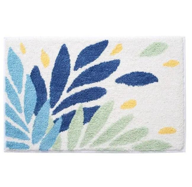 Коврик для ванной комнаты и душа на резиновой основе Bathlux из мягкого плотного ворса влаговпитывающий