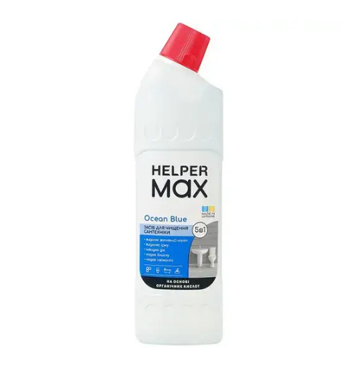 Средство для чистки сантехники Helper Max Ocean Blue 1 л (25910889)