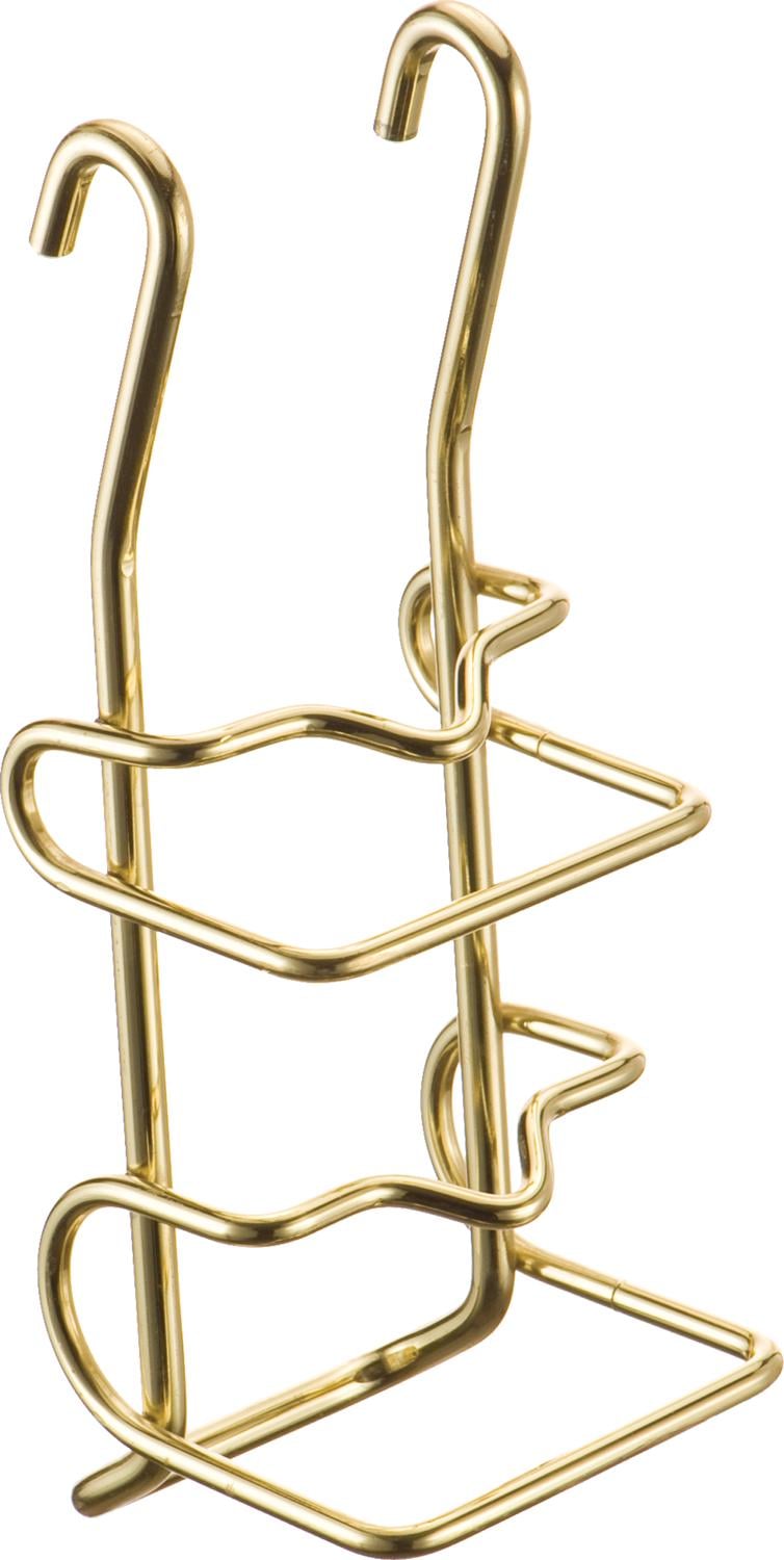 Полка на рейлинг Lemi для крышек Золотой (31606)