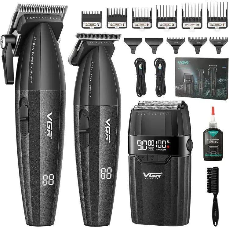 Набор аккумуляторных VGR V-640 S3 3в1 с LED экранами Black (10619)
