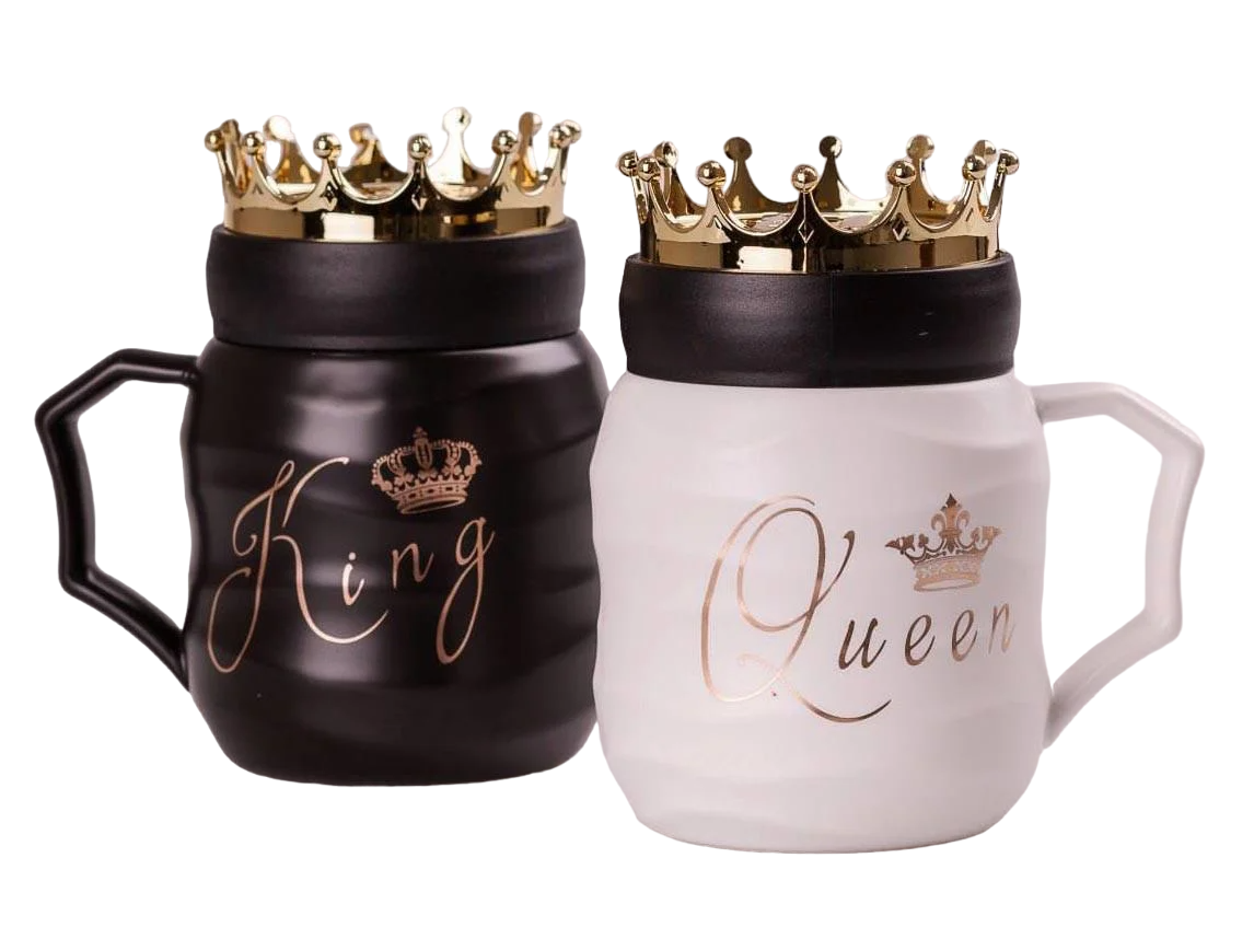 Набор керамических чашек King & Queen 2 шт. (2099463063)