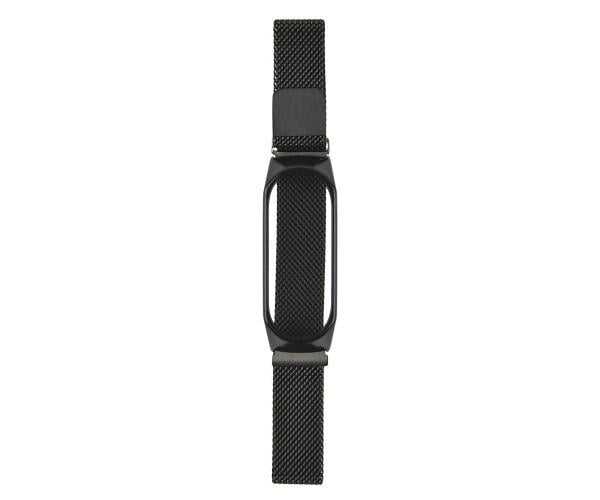 Ремінець Milanese Loop для Xiaomi Mi Band 3/4/5/6 Black (0500035573-2125996)